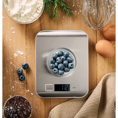 Waga kuchenna cyfrowa do 5 kg SCALE IT - Srebrny (MO3142-14)