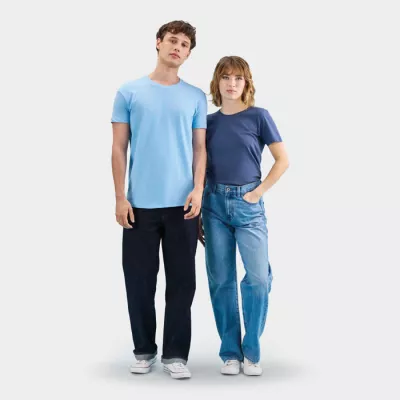 Koszulka unisex bawełniana 150 g/m² Sol's REGENT - Blekitny (S11380-SK)