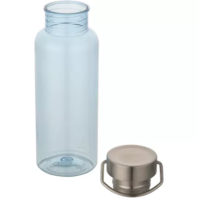 Thor - bidon na wodę wykonany z recyklingowanego tworzywa RPET certyfikowanego standardem RCS, pojemność 600 ml  - Cloud Blue (10095852)