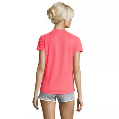 Koszulka sportowa damska 140 g/m² Sol's SPORTY WOMEN - Neon Coral (S01159-NC)