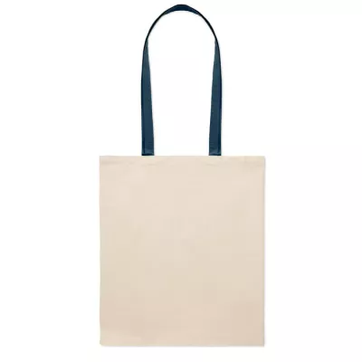 Torba bawełniana na zakupy 140 g/m² ZEVRA - Niebieski (MO6437-04)