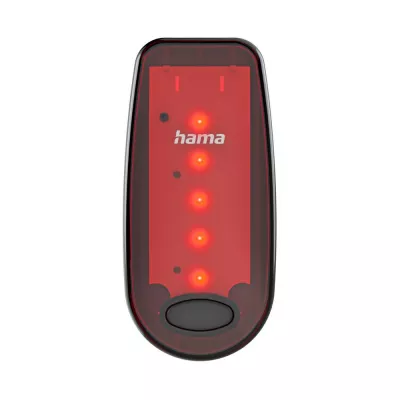 Lampka rowerowa, ostrzegawcza Hama - czarny (VH052-03)