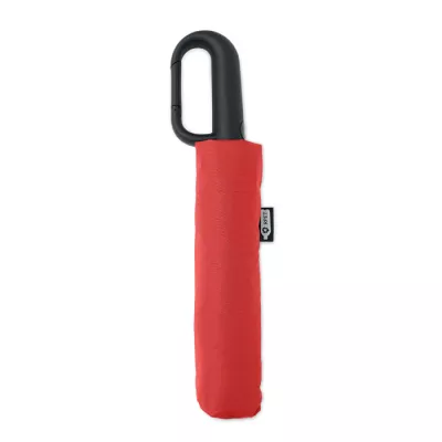 Parasol składany wiatroodporny 21" z RPET UMKRAB - Czerwony (MO2692-05)