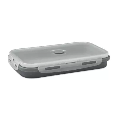 Lunchbox składany silikonowy 1200 ml KOLAPSO - Kamienny Szary (MO2549-15)