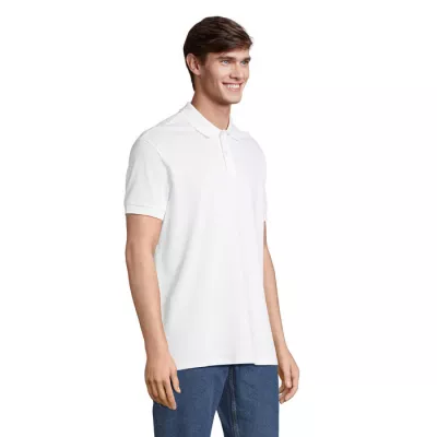 Koszulka polo męska z czesanej bawełny Sol's PACIFIC - Bialy (S04439-WH)