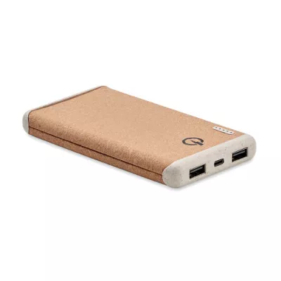 Powerbank 10 000 mAh z ładowarką 10W RALIA - Bezowy (MO6844-13)