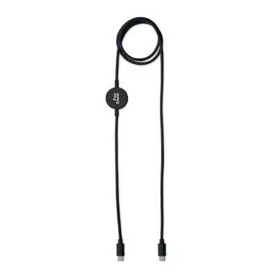 Kabel USB-C 60W z ładowarką do smartwatcha ARGER - Czarny (MO3151-03)