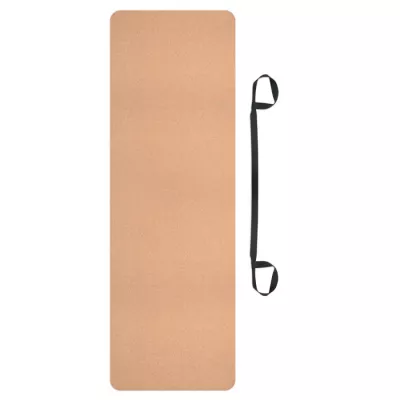 Mata do jogi korkowa z TPE SAVASANA - Bezowy (MO6267-13)