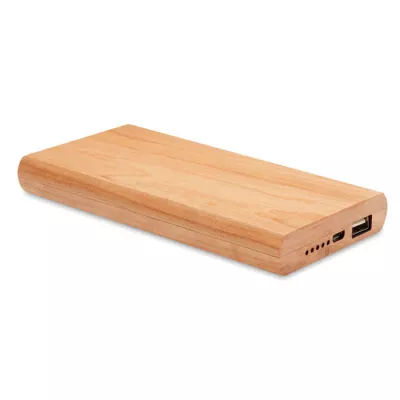 Powerbank w bambusowej obudowie 4000 mAh ARENAPOWER - Drewna (MO9663-40)
