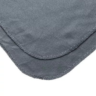 Koc polarowy 120 x 150 cm w pokrowcu - szary (P459.062)