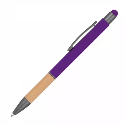 Długopis metalowy touch pen soft touch BRYGIDA - fioletowy (1358112)