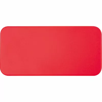 Power bank z ABS z recyklingu 10 000 mAh PRESTON - czerwony (3549405)