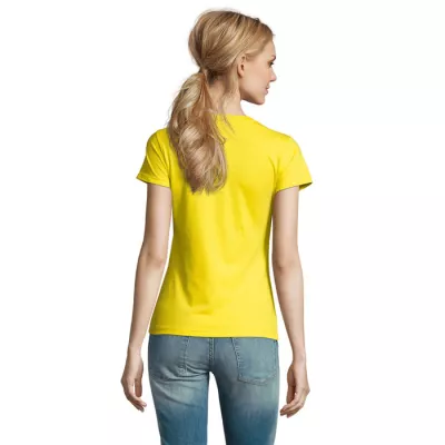 Koszulka damska 190 g/m² Sol's IMPERIAL WOMEN - Lemon (S11502-LE)