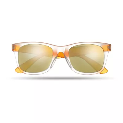 Okulary przeciwsłoneczne lustrzane UV400 AMERICA TOUCH - Pomaranczowy (MO8652-10)