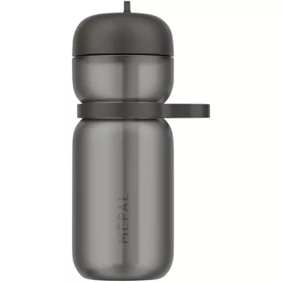Mepal bidon o pojemności 600 ml z odchylaną pokrywką - Czarny (10091390)