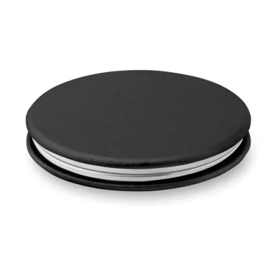 Lusterko podwójne magnetyczne okrągłe GLOW ROUND - Czarny (MO9008-03)