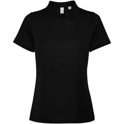 Tormo damskie polo z krótkim rękawem - Czarny (R0401-BLACK)