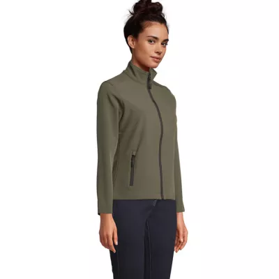 Kurtka softshell damska 2-warstwowa Sol's RACE WOMEN - Army (S01194-AR)