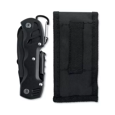 Scyzoryk 13 w 1 ze stali z etui MYTOOL - Czarny (MO3130-03)