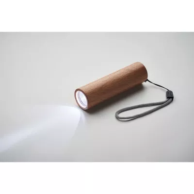 Latarka akumulatorowa z drewna bukowego 5W LITE - Drewna (MO2137-40)