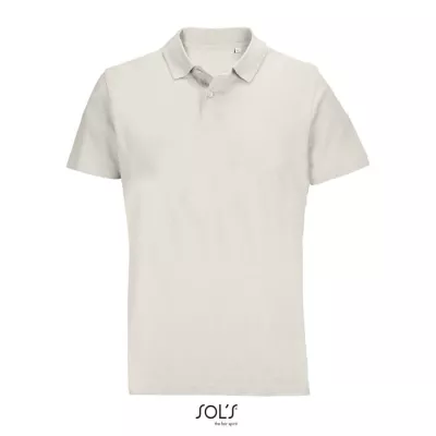 Koszulka polo unisex z czesanej bawełny Sol's PULSE - Off-White (S04502-WW)