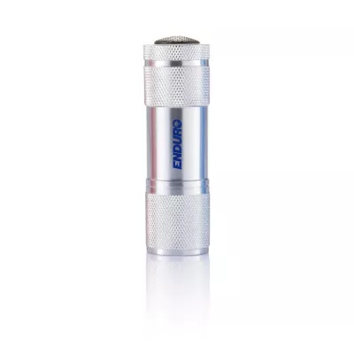 Latarka 9 LED Quattro - srebrny (P513.270)