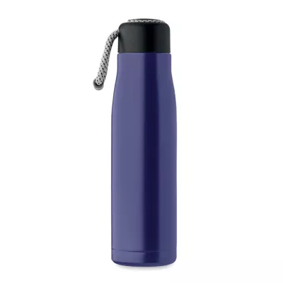 Butelka termiczna z uchwytem sznurkowym 500 ml CORDLE - Niebieski (MO2413-37)