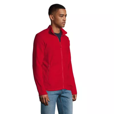 Bluza polarowa męska na zamek 220 g/m² Sol's NORMAN - Czerwony (S02093-RD)