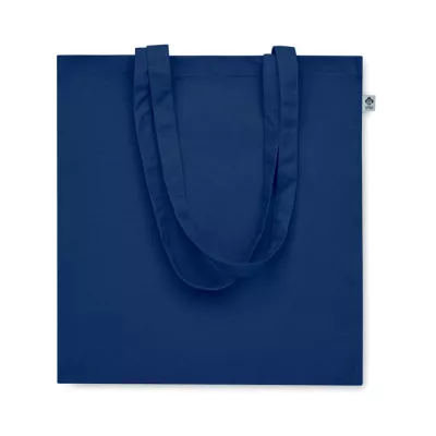 Torba z bawełny organicznej 220 g/m² BENTE COLOUR - Niebieski (MO2197-04)