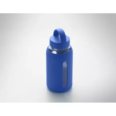 Butelka szklana z pokrowcem 600 ml BORIS - Niebieski (MO2912-37)