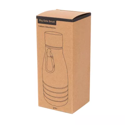 Składana butelka do picia 550 ml BIG GETS SMALL - szary (56-0603193)