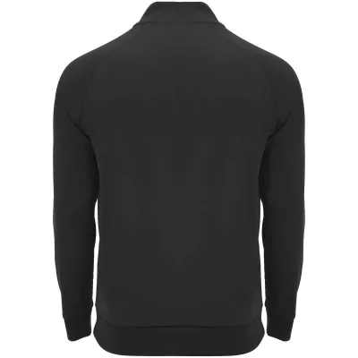 Epiro bluza unisex z długim rękawem i zamkiem błyskawicznym 1/4 200 g/m² - Czarny (R1115-BLACK)