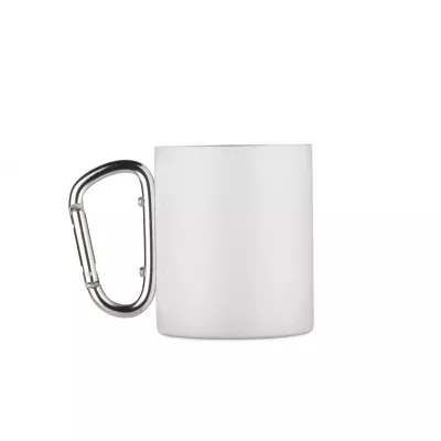 Kubek z recyklingowanej stali nierdzewnej VIVO 250 ml - biały (16405-01)