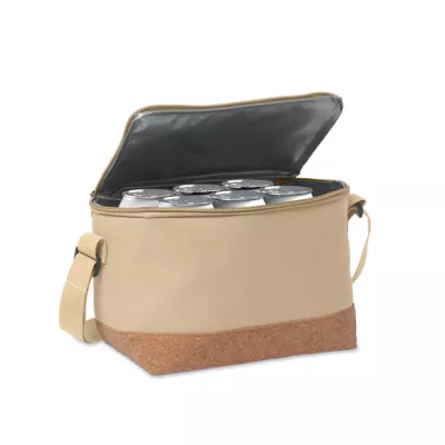 Torba chłodząca RPET z korkowym dnem 5 l KOELER - Khaki (MO2504-39)