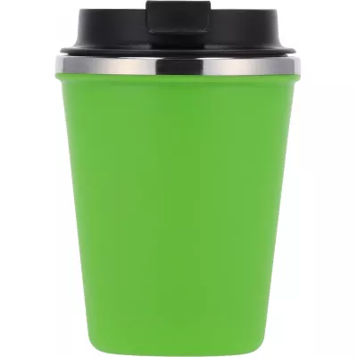 Kubek termiczny 350 ml z powłoką z recyklingu METODY - jasnozielony (8496229)
