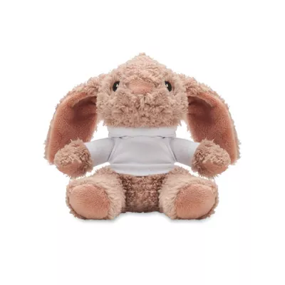 Pluszowy królik w bluzie z kapturem BUNNY - Bialy (MO2121-06)