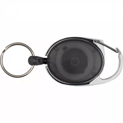 Brelok z karabińczykiem i zwijaną linką DIANA - czarny (9117103)