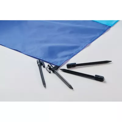 Mata plażowa duża z poliestru 200x210 cm NOSAND - Turkusowy (MO2882-12)