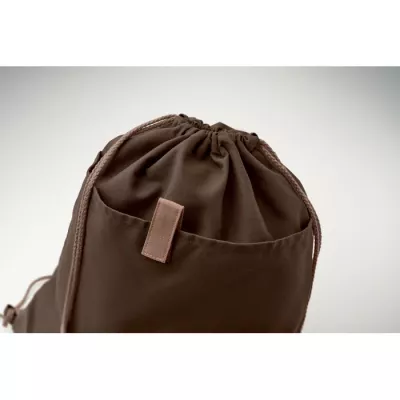 Worek z bawełny z recyklingu 220 g/m² PANDA BAG - Ziemia (MO6550-42)