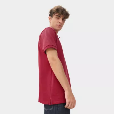 Koszulka polo męska z czesanej bawełny Sol's PACIFIC - Folk Red Twin (S04439-FR)