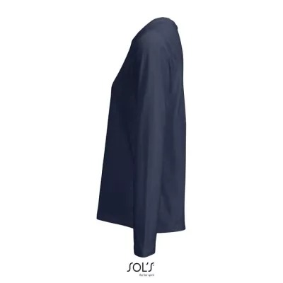 Koszulka damska z długim rękawem Sol's MONARCH WOMEN - Granatowy (S04443-NY)