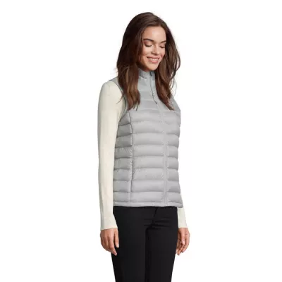 Kamizelka puchowa damska Sol's WILSON BW WOMEN - Metal Grey (S02890-MG)
