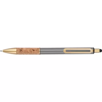 Długopis metalowy touch pen CAPRI - szary (369007)