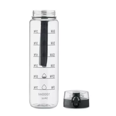 Butelka sportowa RPET 1000 ml ISFORDEN MARK - Przezroczysty (MO2672-22)