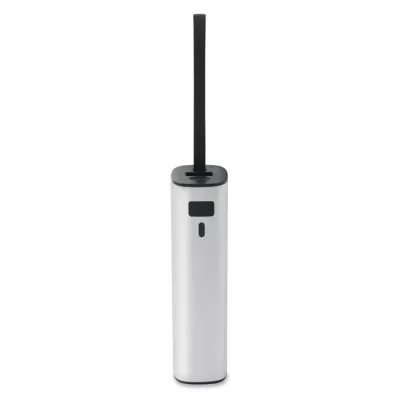 Powerbank aluminiowy 5000 mAh z kablem USB-C POWERTUBE - Srebrny Mat (MO3144-16)