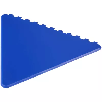 Frosty triangular recycled plastic ice scraper - Błękit królewski (21049853)