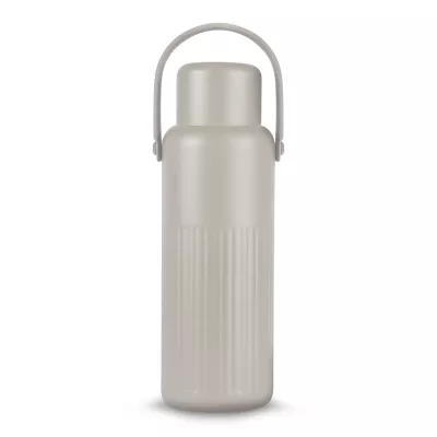 Kolba termiczna Sagaform Theo (z recyklingu) 1 L - beżowy (LT52136-N0055)