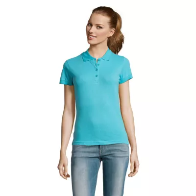 Koszulka polo damska piqué 170 g/m² Sol's PASSION - Niebieski Atol (S11338-AL)
