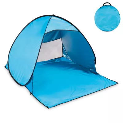 Namiot plażowy 2-osobowy z poliestru 190T SHADE - Turkusowy (MO2881-12)