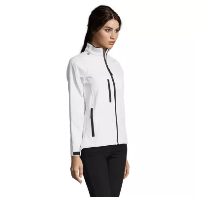 Softshell damski wodoodporny 340 g/m² Sol's ROXY - Bialy (S46800-WH)